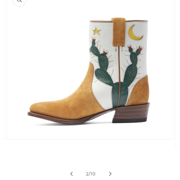 Ranch Road Archer Prickly Short Cowboy Boots - Picture 6 of 9